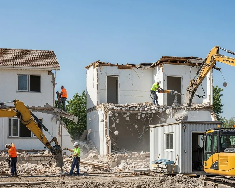 Nedrivning af huse, erhvervsbygninger og industrianlæg
