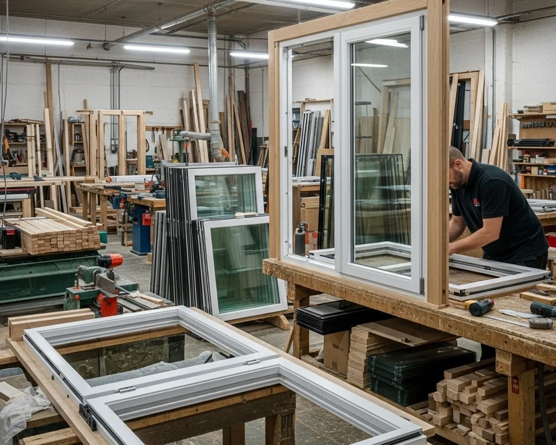 Produktion af vinduer og vinduespartier