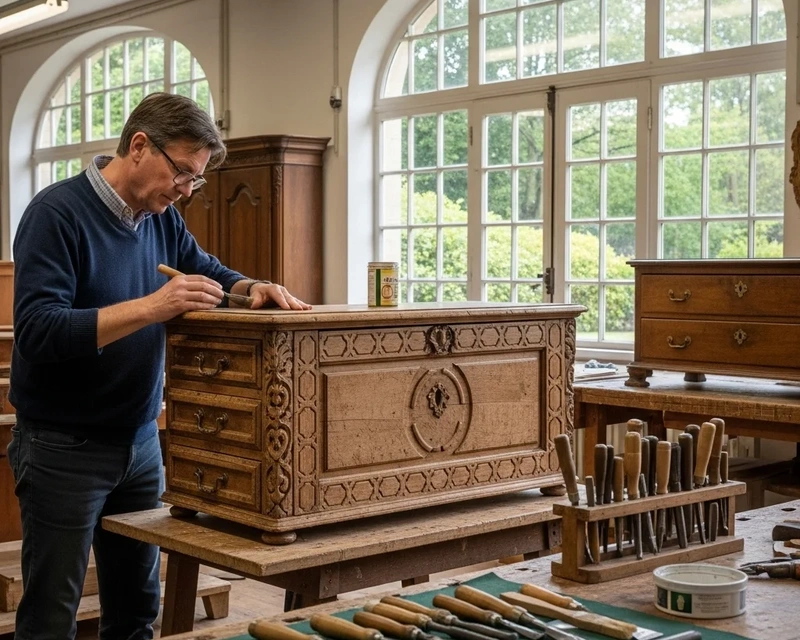 Reparation af antikviteter og gamle møbler