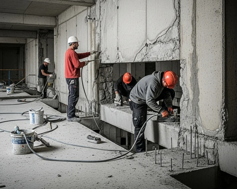 Reparation af betonkonstruktioner
