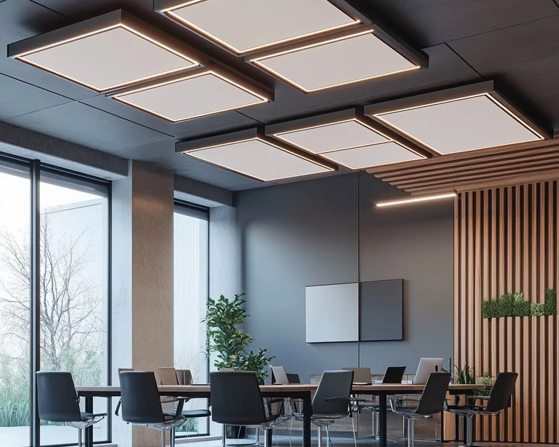 Infered Heaters on the ceiling